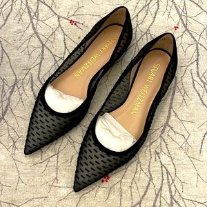 Stuart Weitzman, size 7.5, Black, Flat